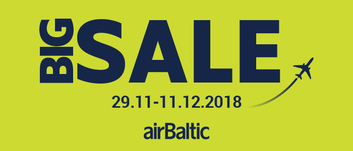 Зимняя распродажа билетов от airBaltic! Зимняя распродажа билетов от airBaltic!