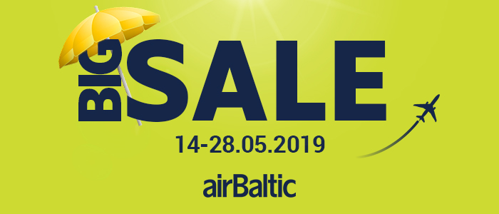 Большая распродажа билетов airBaltic! Большая распродажа билетов airBaltic!